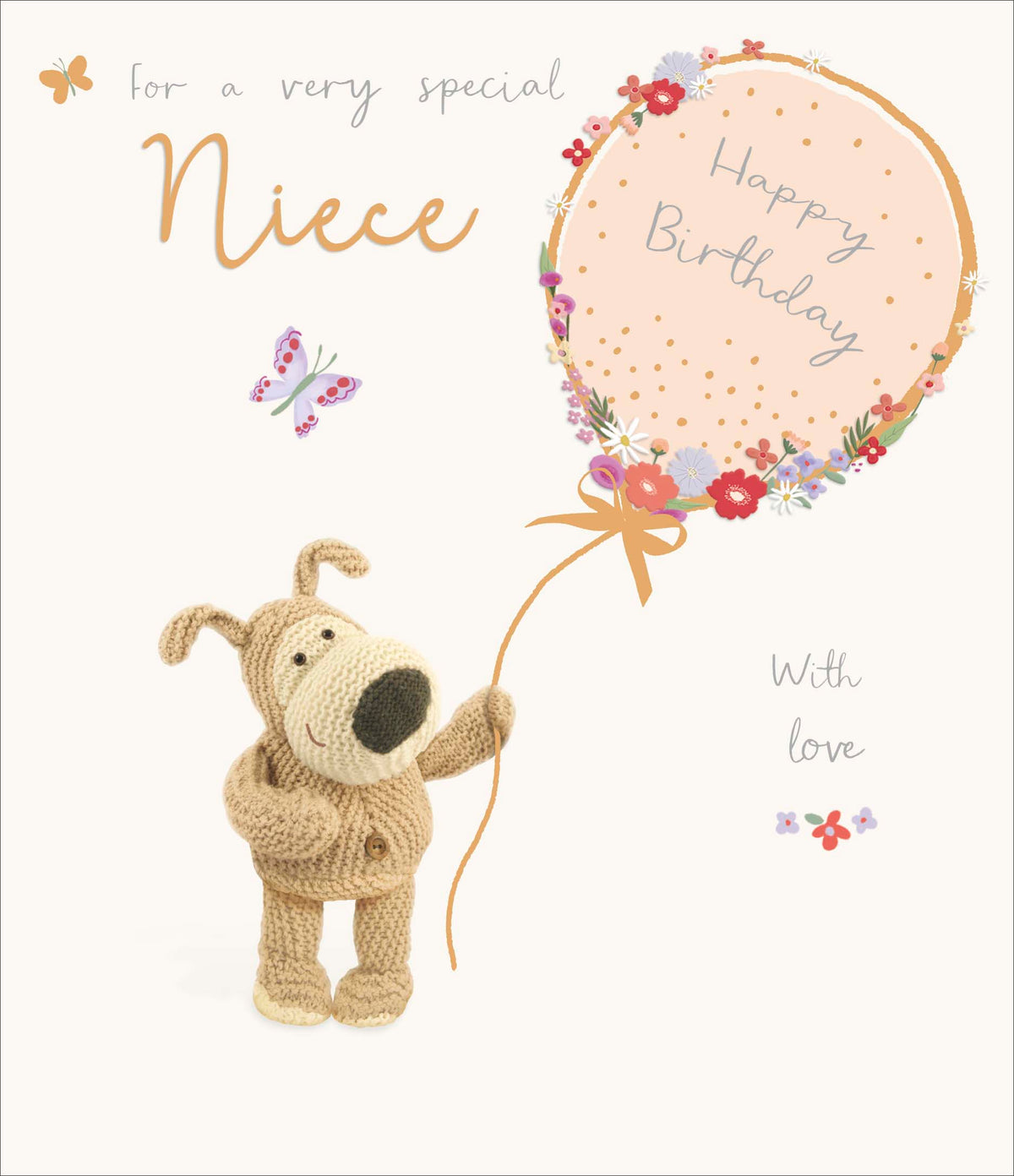 Standard Greeting Cards Birthday Niece Cute Boofle