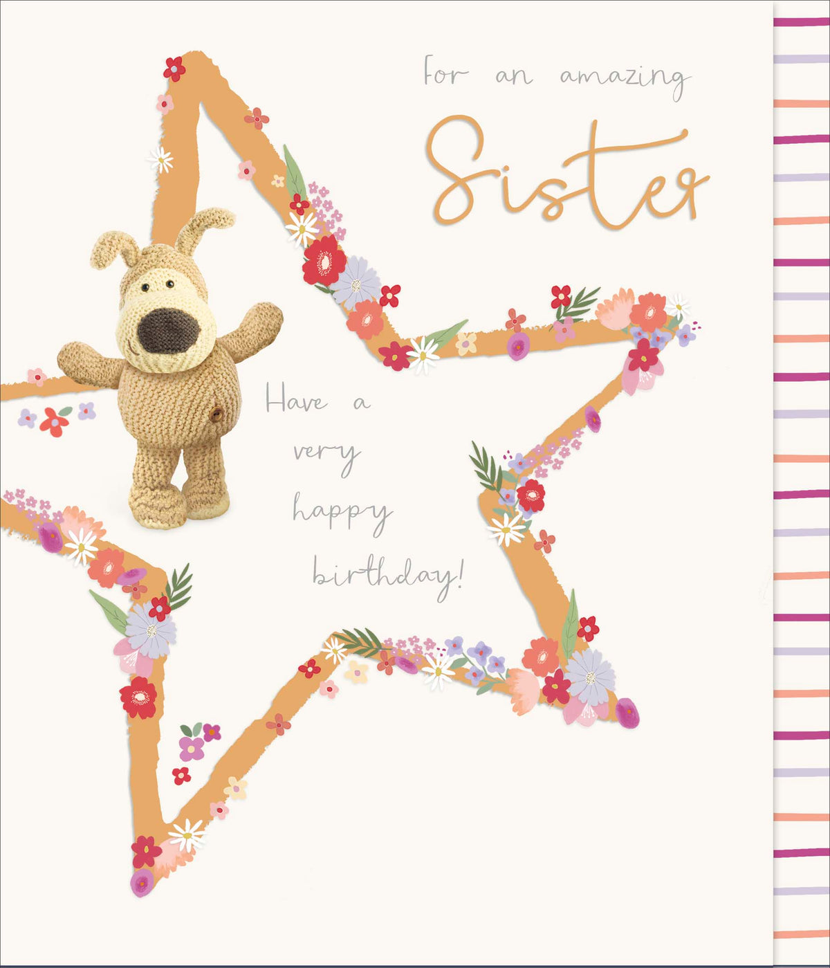 Standard Greeting Cards Birthday Sister Cute Boofle