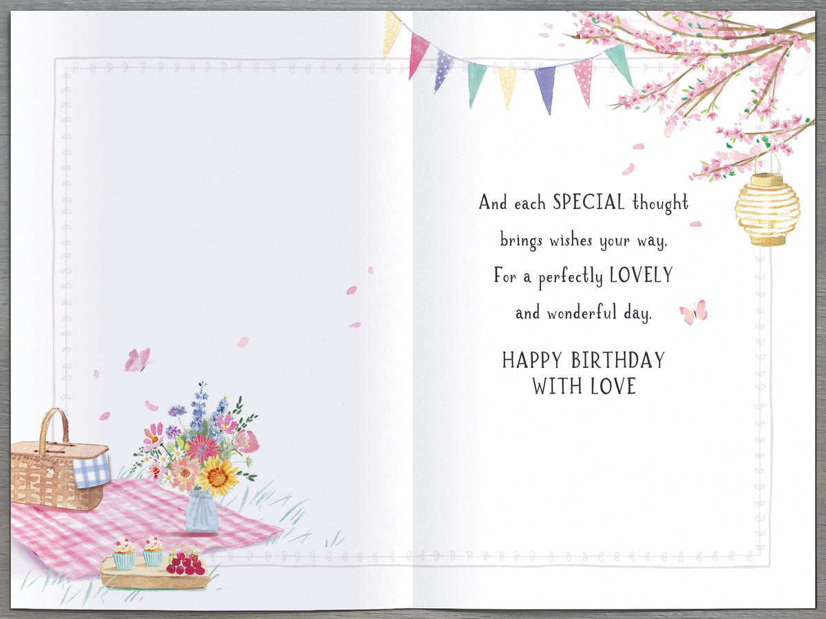 Standard Greeting Cards Birthday Sister  The Painters Palette