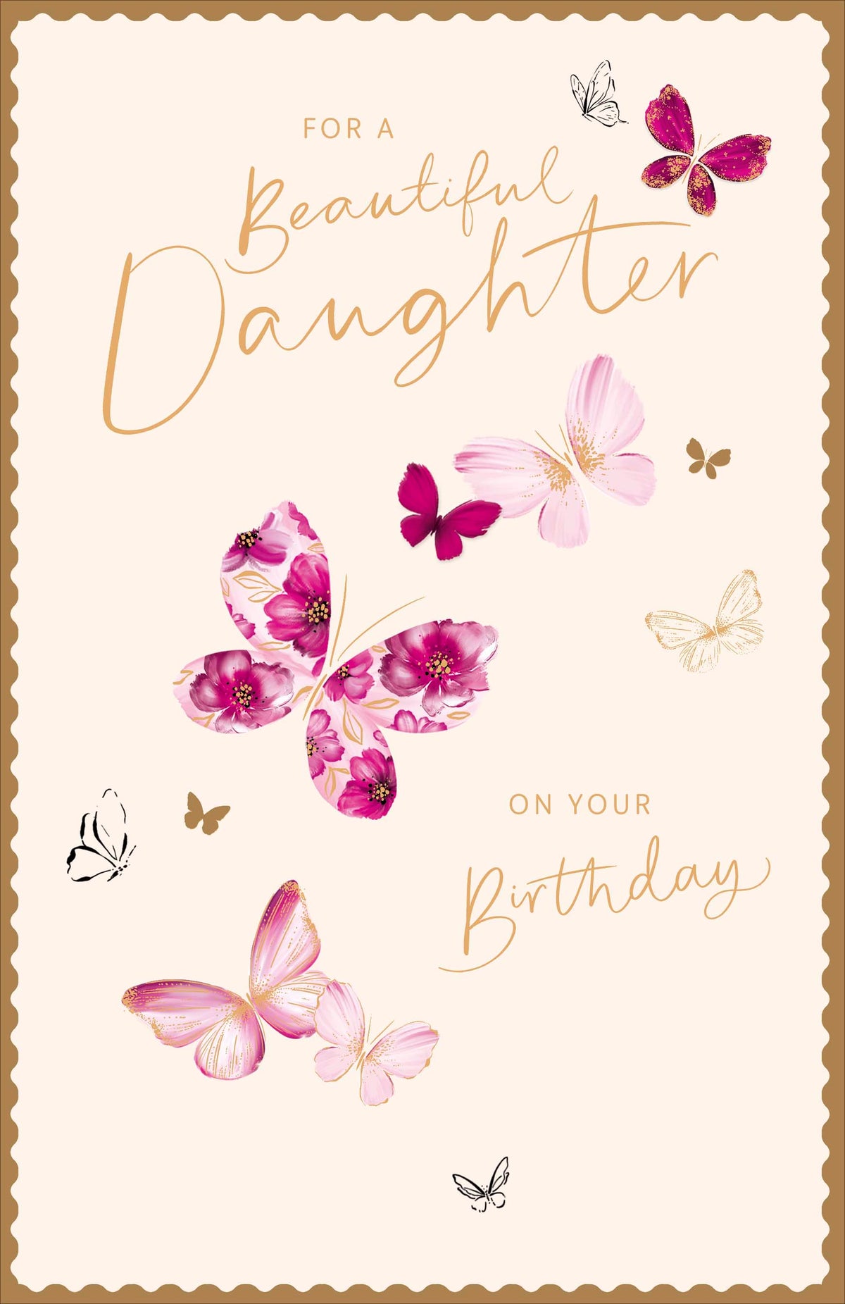 Standard Greeting Cards Birthday Daughter  Gibson Core Line