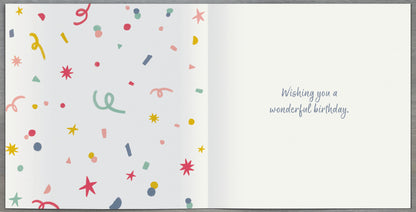 Standard Greeting Cards Birthday 40th  Best Wishes Core Line
