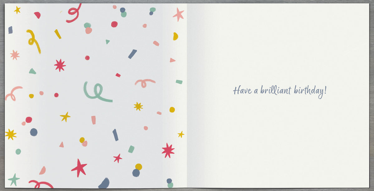 Standard Greeting Cards Birthday 50th  Best Wishes Core Line