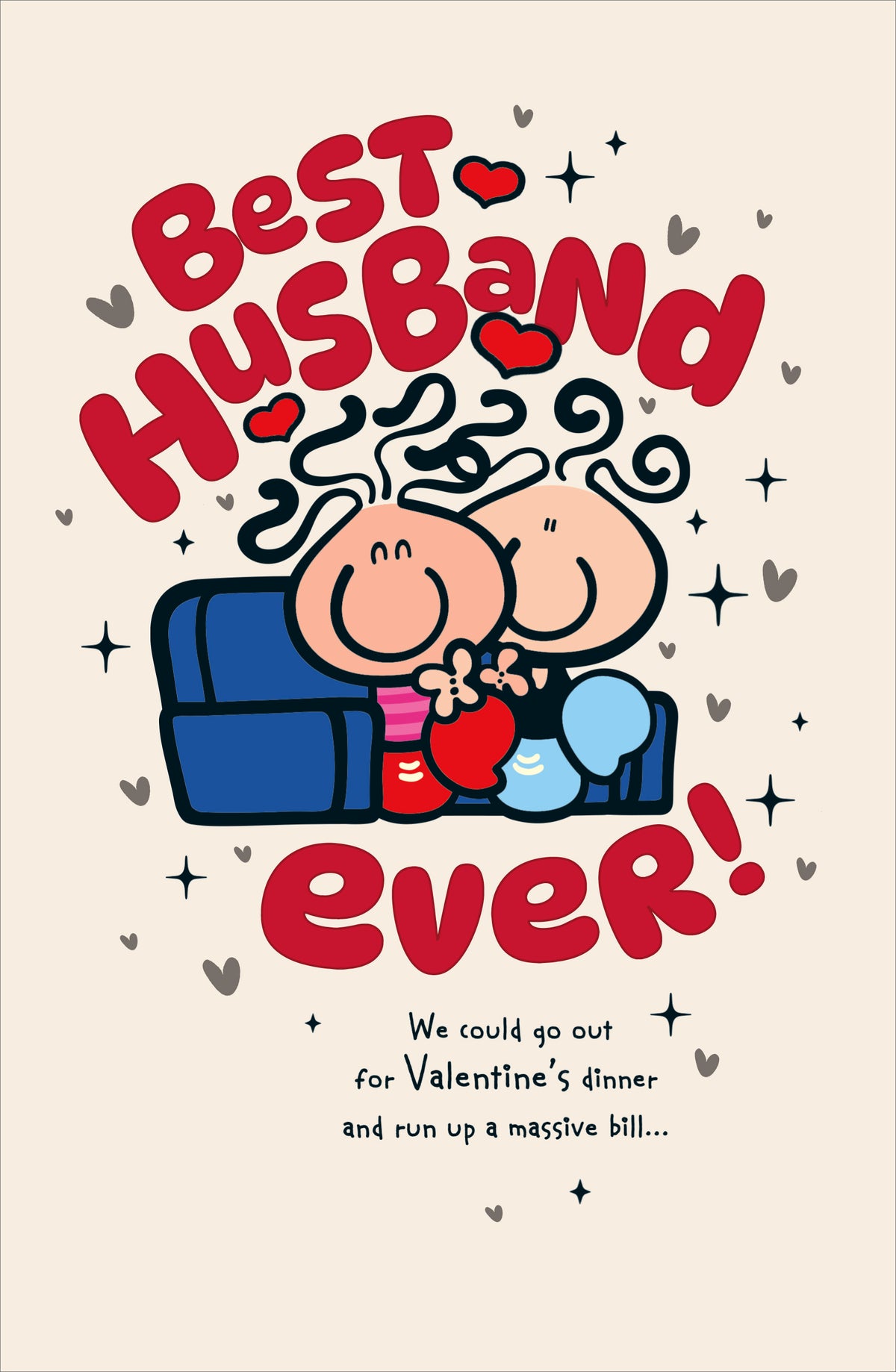 Standard Greeting Cards Husband Cute Bubblegum