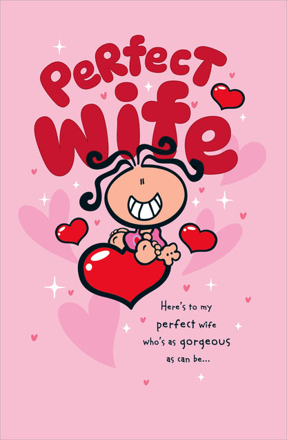 Standard Greeting Cards Wife Cute Bubblegum