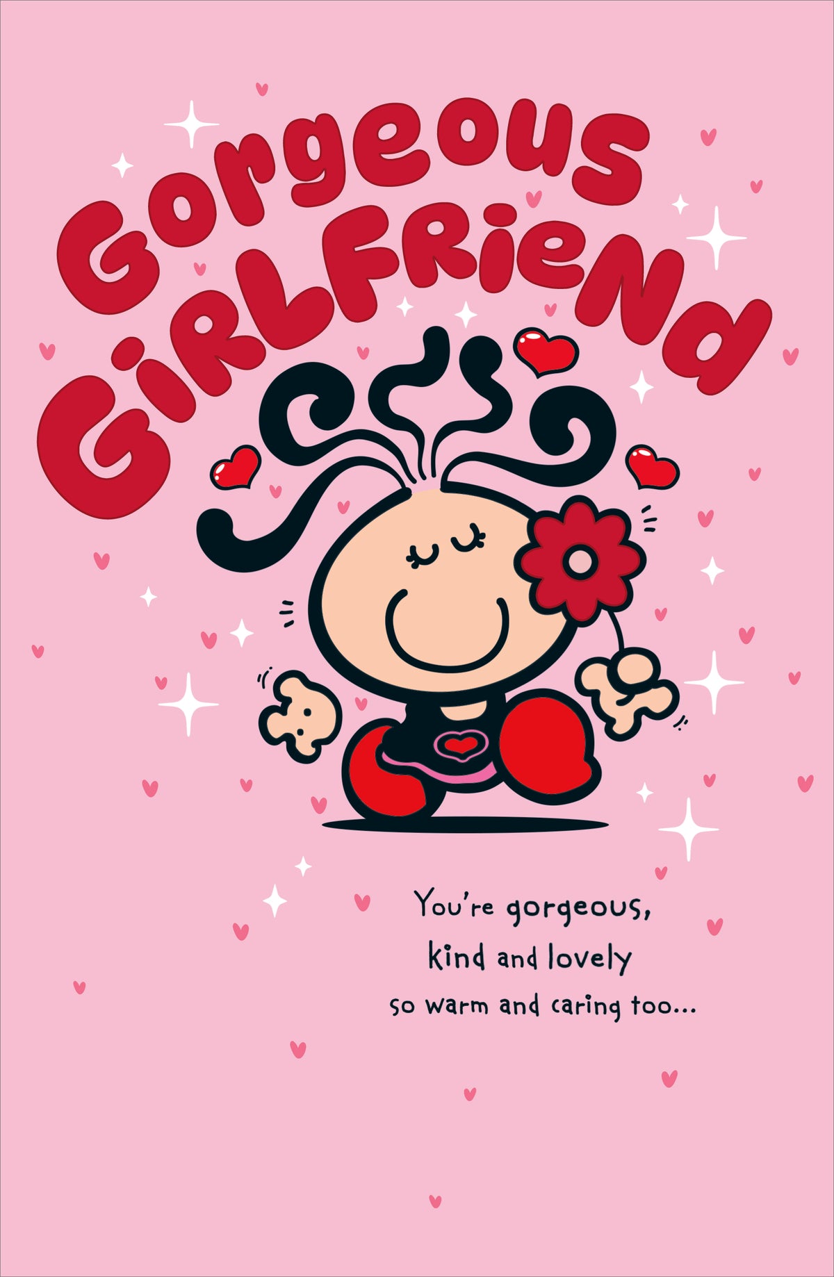 Standard Greeting Cards Girlfriend Cute Bubblegum