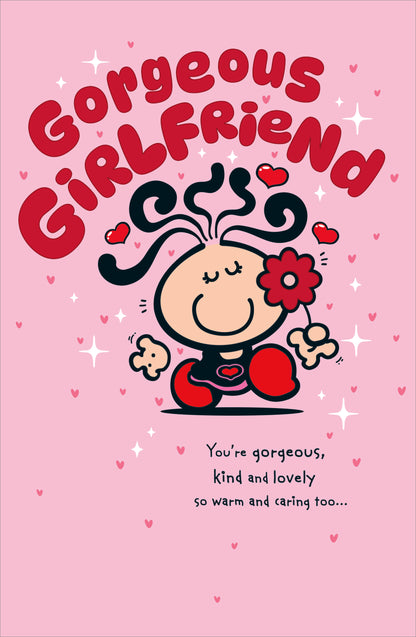 Standard Greeting Cards Girlfriend Cute Bubblegum