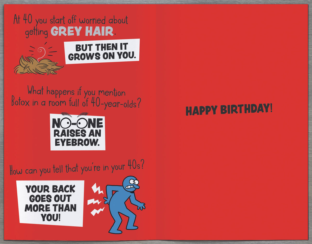 Birthday 40th Humour