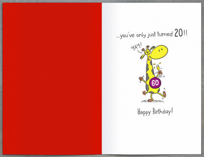 Standard Greeting Cards Birthday 60th Hum Giggles