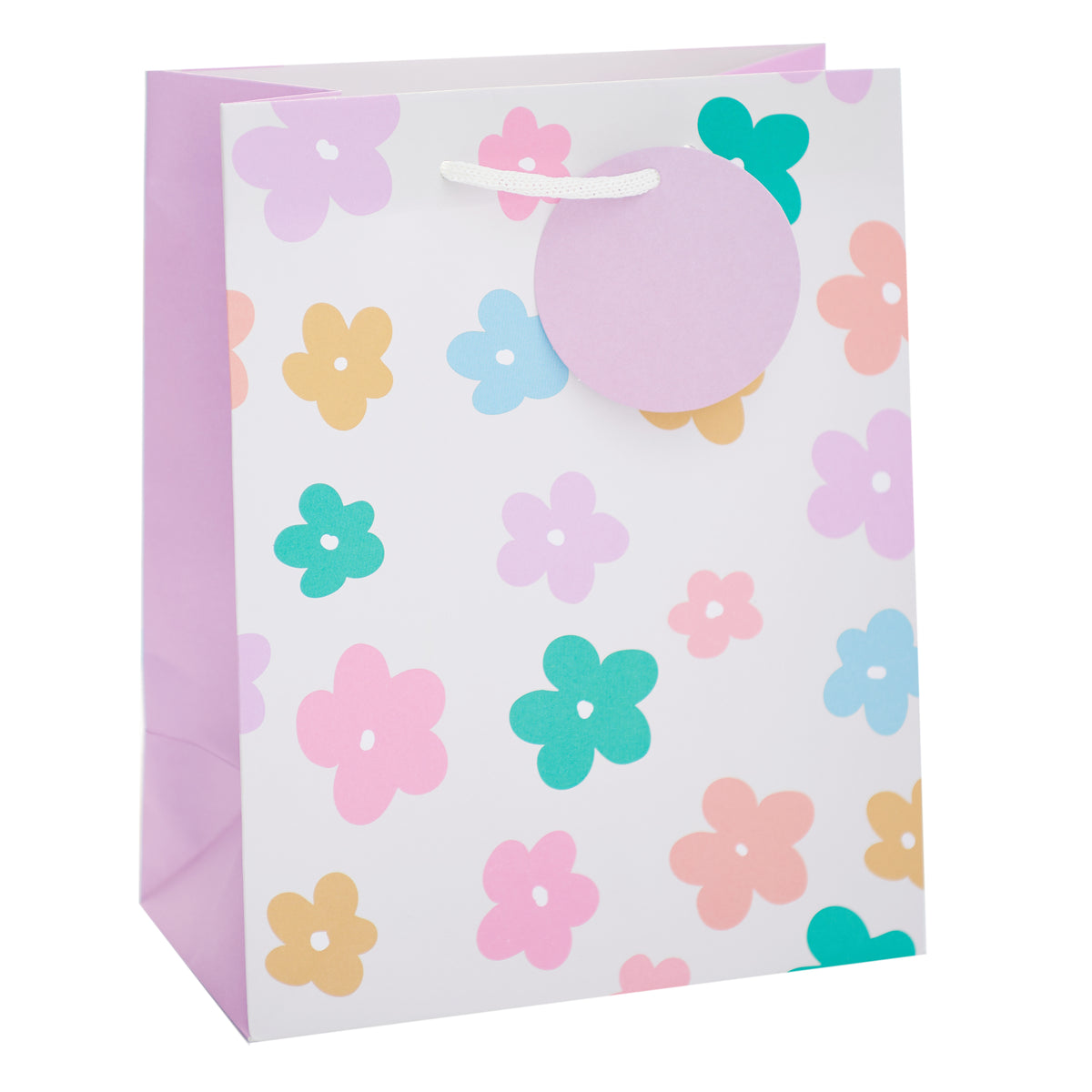 Gift Bag Medium Greeting Cards Open Blank Essentials Pastel Floral