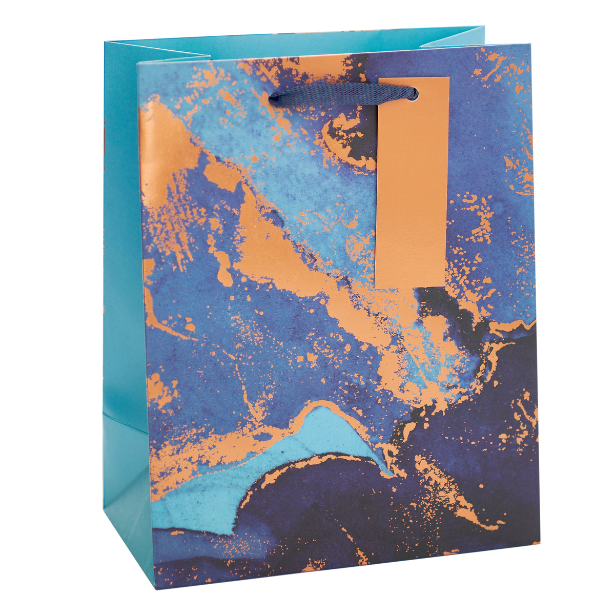 Gift Bag Medium Greeting Cards Open Masc  Blue Marble