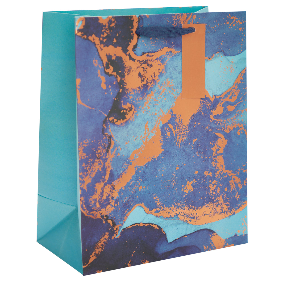 Gift Bag Large Greeting Cards Open Masc  Blue Marble