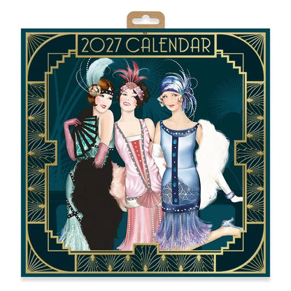 Official Claire Coxon Art Deco 2027 Square Wall Calendar