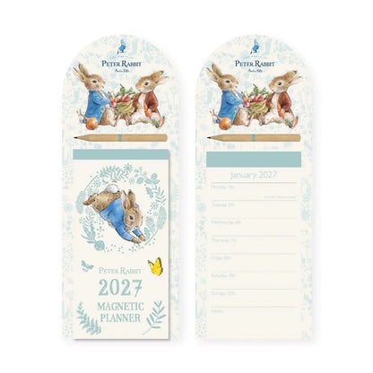 Peter Rabbit Illustrated Magnetic Slim Calendar 2027