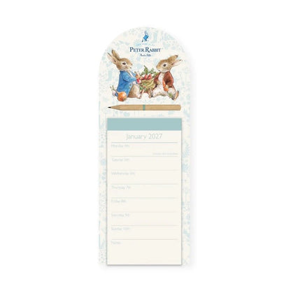 Peter Rabbit Illustrated Magnetic Slim Calendar 2027