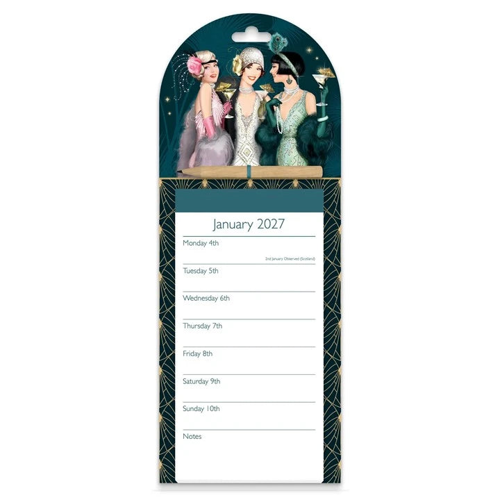 Claire Coxon Art Deco Magnetic Calendar 2027
