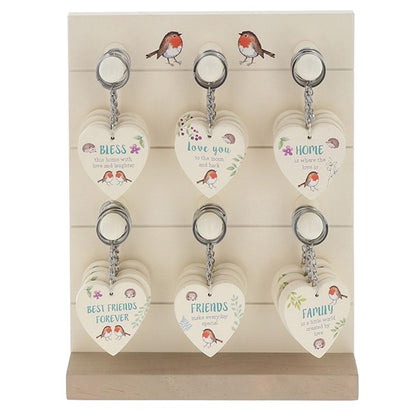 Woodland Robin Keyring CDU