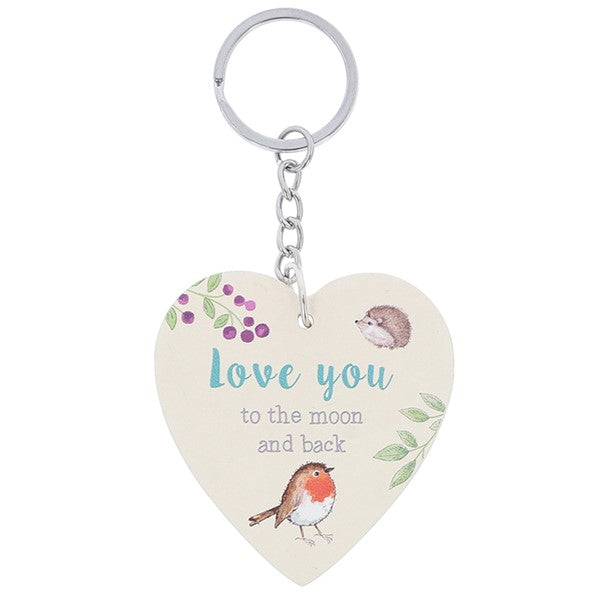 Woodland Robin Keyring CDU