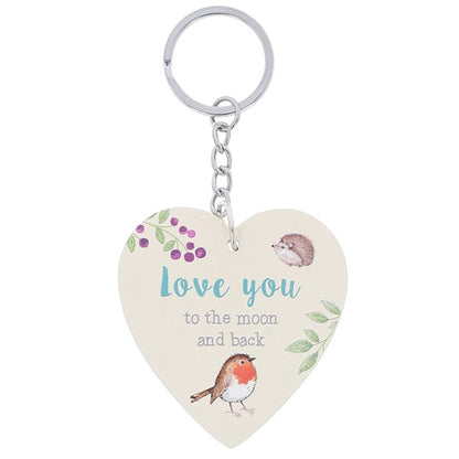 Woodland Robin Keyring CDU