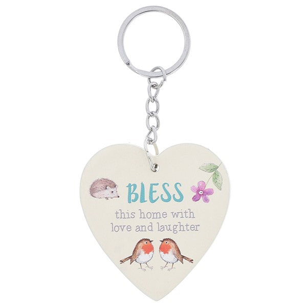 Woodland Robin Keyring CDU