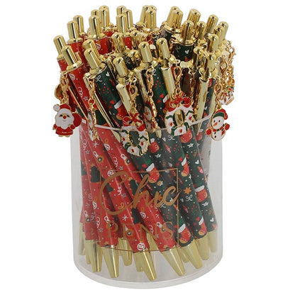 Chic Xmas Print Charm Pens