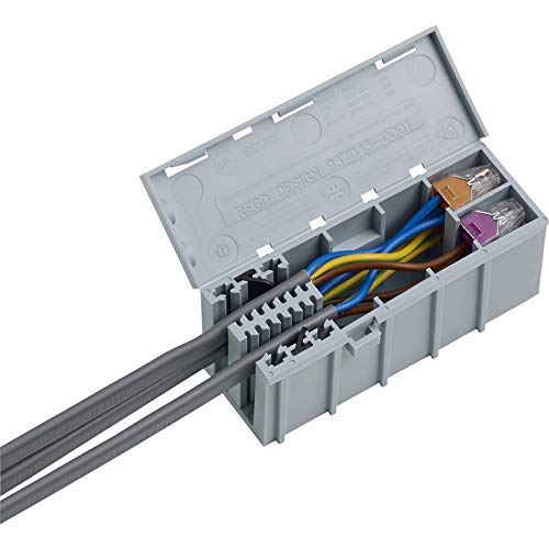 WAGOBOX Electrical Junction Box for 222 & 773 Connectors, Pack of 6