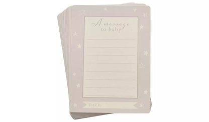 Bambino Little Star Baby Milestone Cards with foil