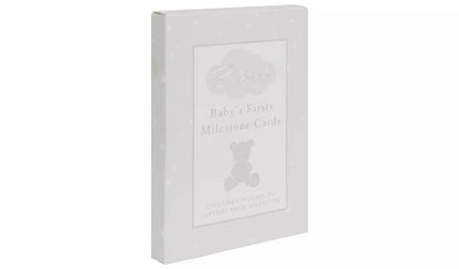 Bambino Little Star Baby Milestone Cards with foil