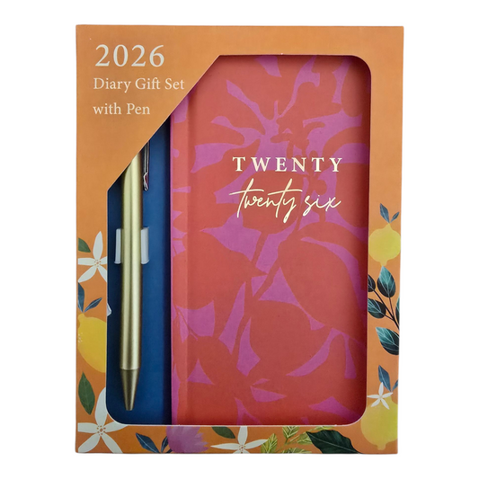 Gift Set Diary Slim WTV with Pen Tropical