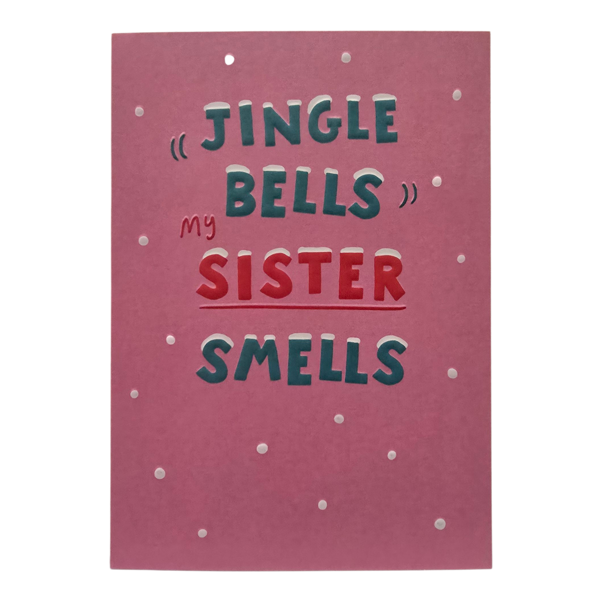 Counter Card Standard Xmas Sister