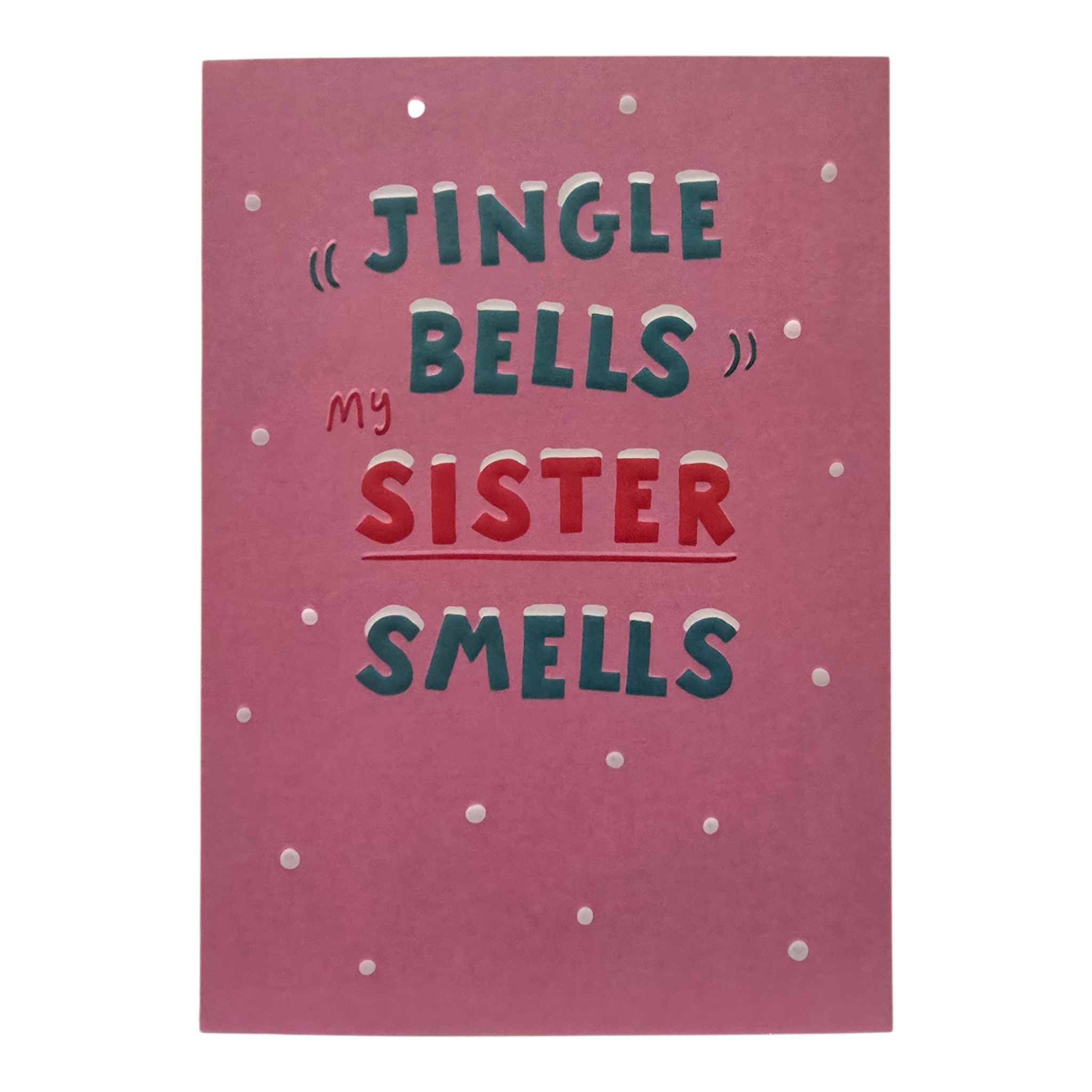 Counter Card Standard Xmas Sister