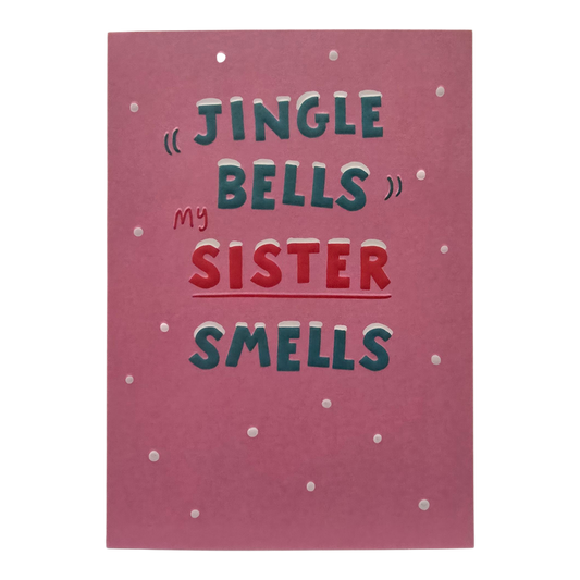 Counter Card Standard Xmas Sister