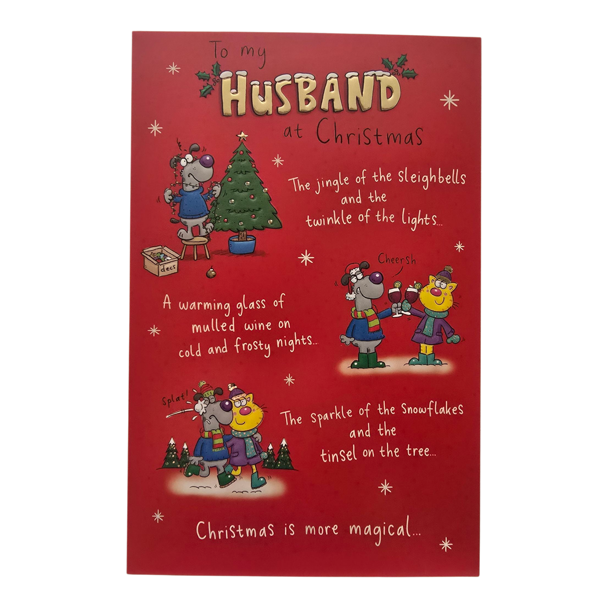 Counter Card Standard Xmas Husband