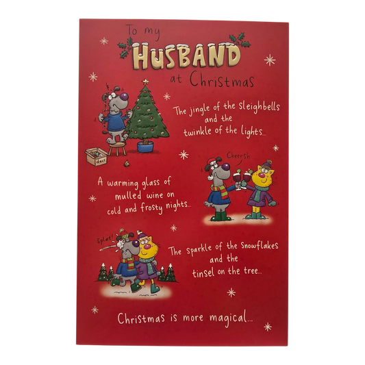 Counter Card Standard Xmas Husband