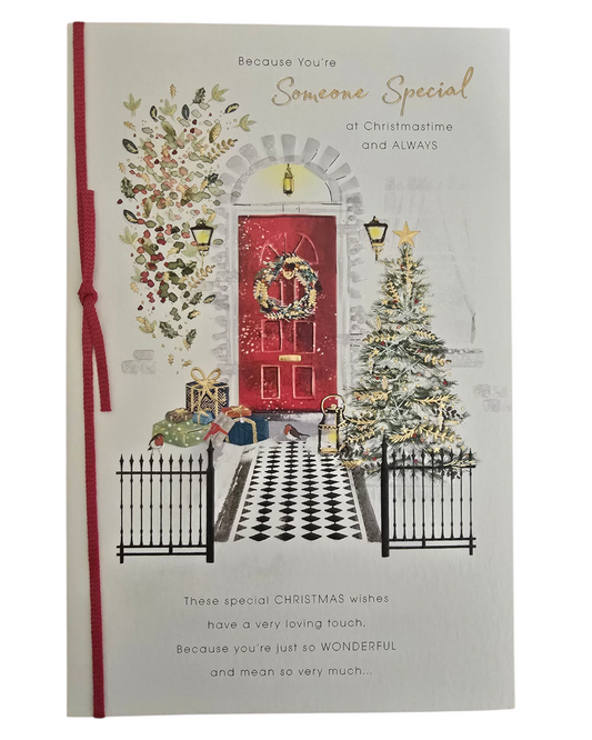 Counter Card Hand Finished Xmas Friend