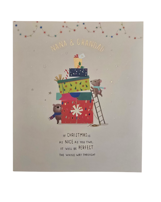 Counter Card Standard Xmas Grandparents