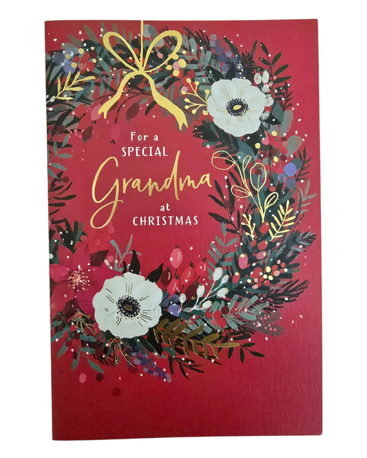 Counter Card Standard Xmas Grandmother