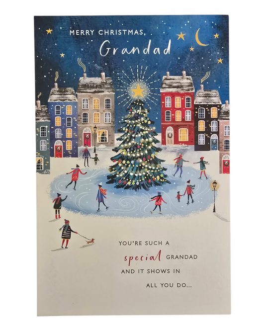 Counter Card Standard Xmas Grandfather