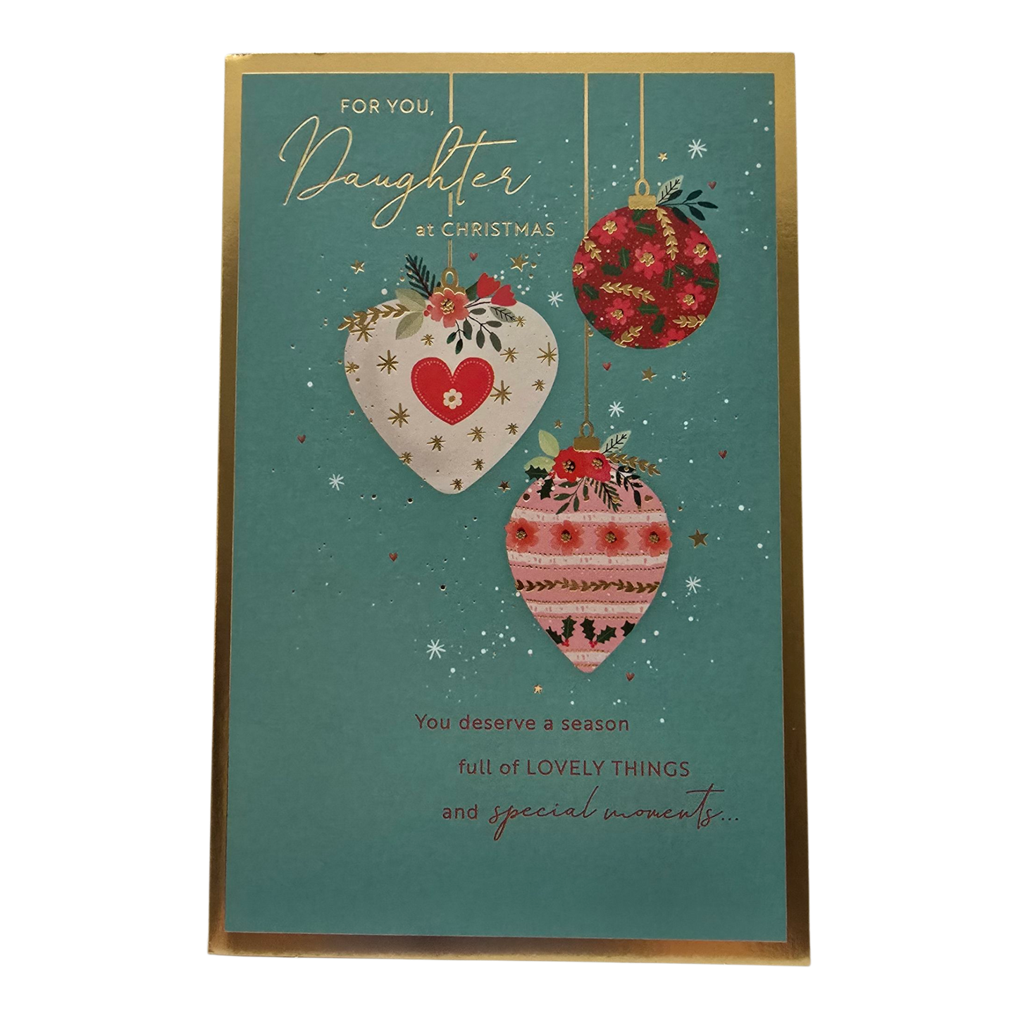 Counter Card Standard Xmas Daughter