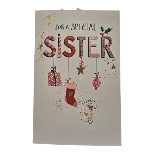 Counter Card Standard Xmas Sister