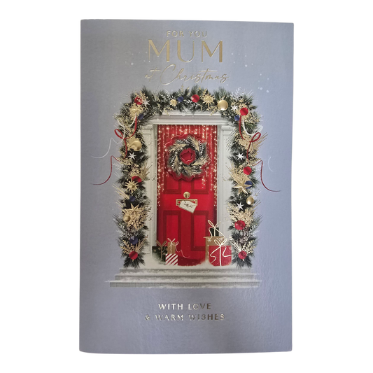 Counter Card Hand Finished Xmas Mother