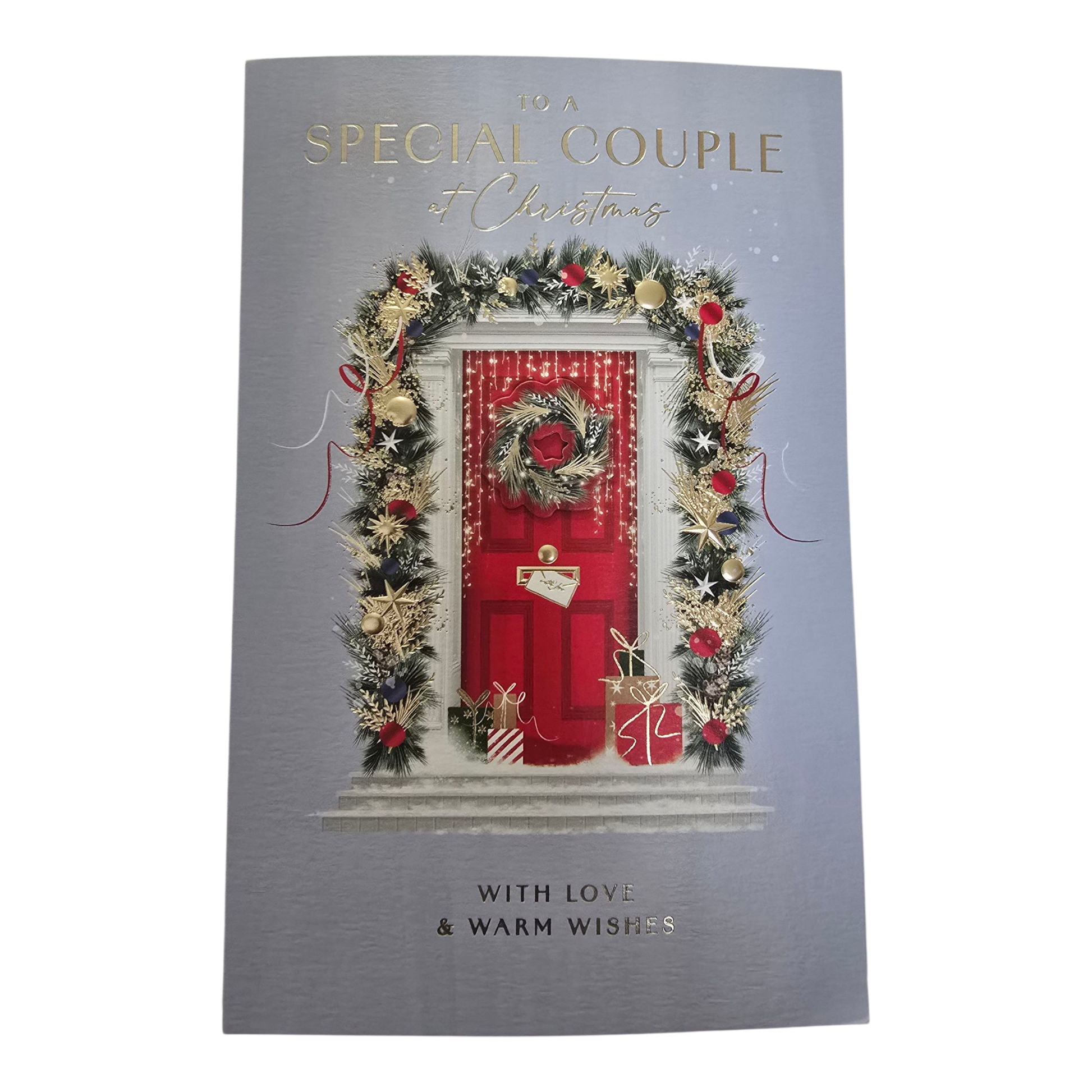 Counter Card Hand Finished Xmas Xmas To