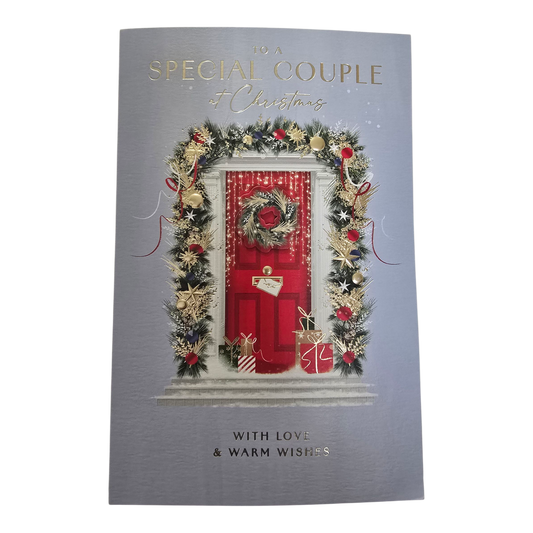 Counter Card Hand Finished Xmas Xmas To