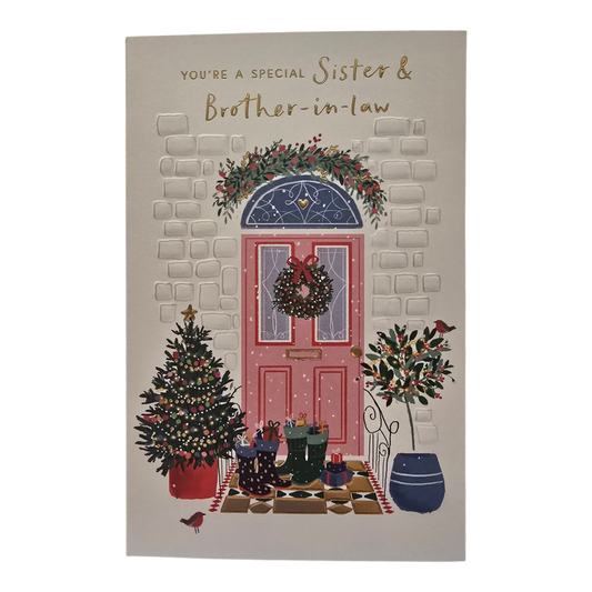 Counter Card Standard Xmas Sister &