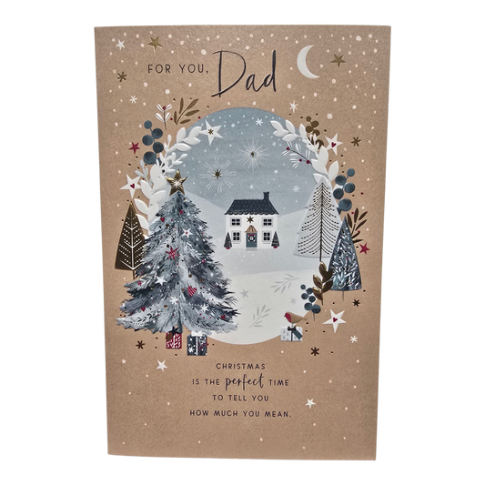 Counter Card Standard Xmas Father