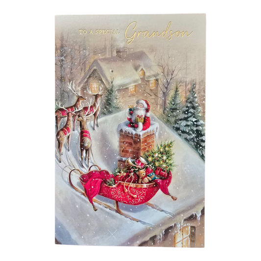 Counter Card Standard Xmas Grandson