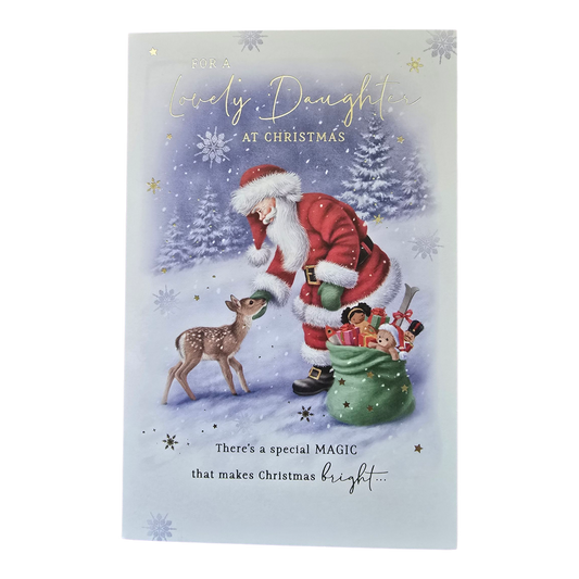Counter Card Standard Xmas Daughter