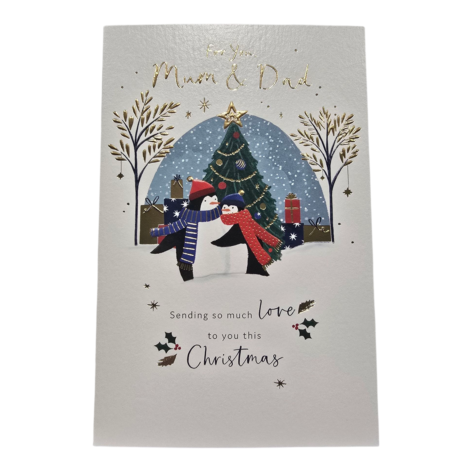 Counter Card Standard Xmas Mother & Father