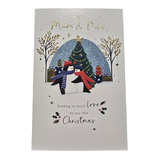 Counter Card Standard Xmas Mother & Father