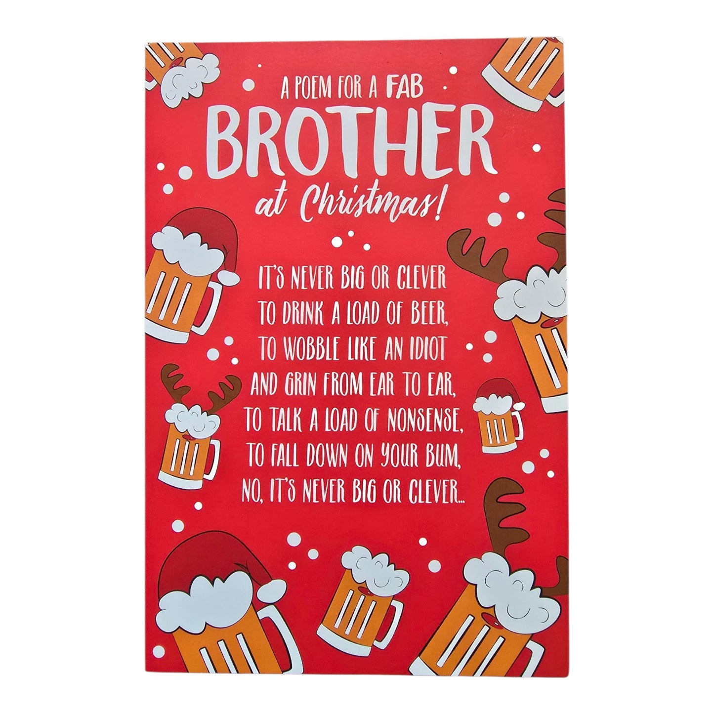 BrotherPoem on Crhistmas background
