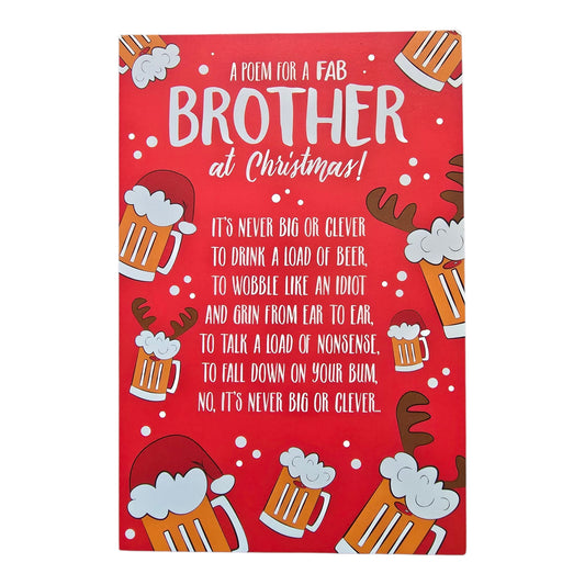 BrotherPoem on Crhistmas background